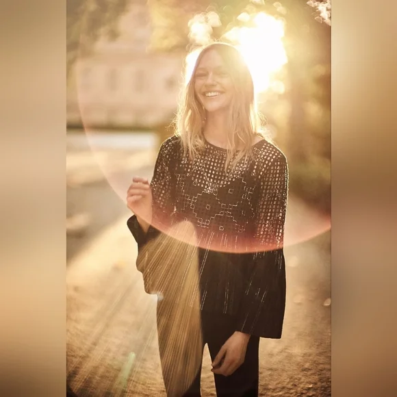 Anthropologie Maeve Blouse Almeda Size 12 - Picture 5 of 10